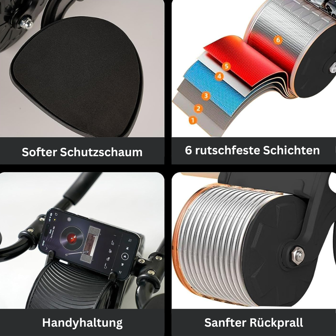 No1 AbsRoller™ - Fit ins neue Jahr starten (Jetzt mit GRATIS Kniematte)