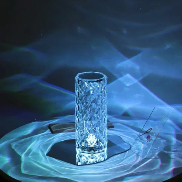 Touch Rose Crystal Lampe
