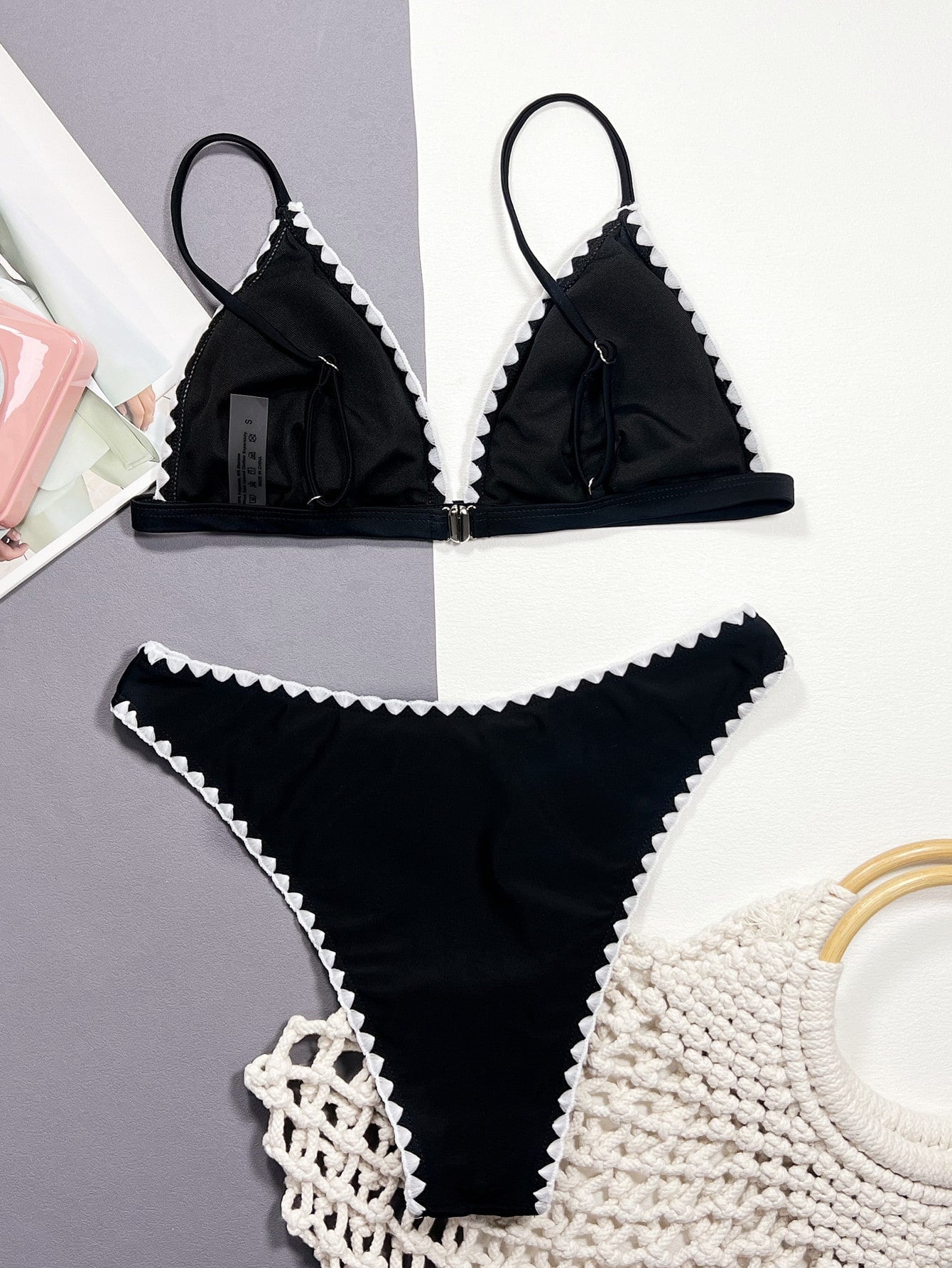 Triangel Bikini mit Stich