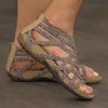 Laden Sie das Bild in den Galerie-Viewer, Gloria™ Runde Zehe Hohle Atmungsaktive Römische Sandalen