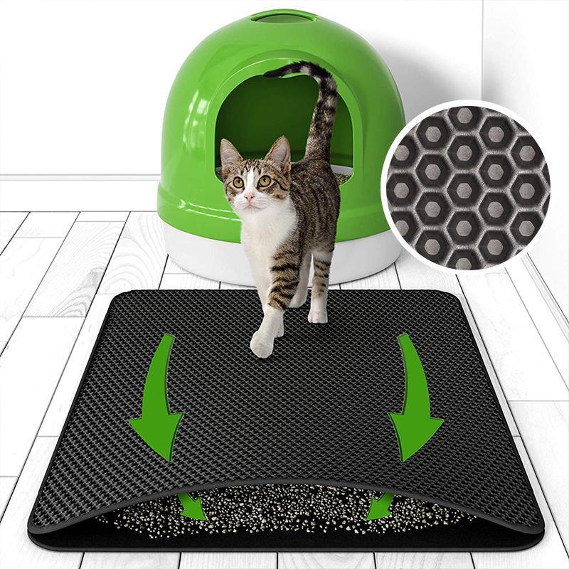 Katzenstreu-Matte - Kein Katzenkies mehr im ganzen Haus!