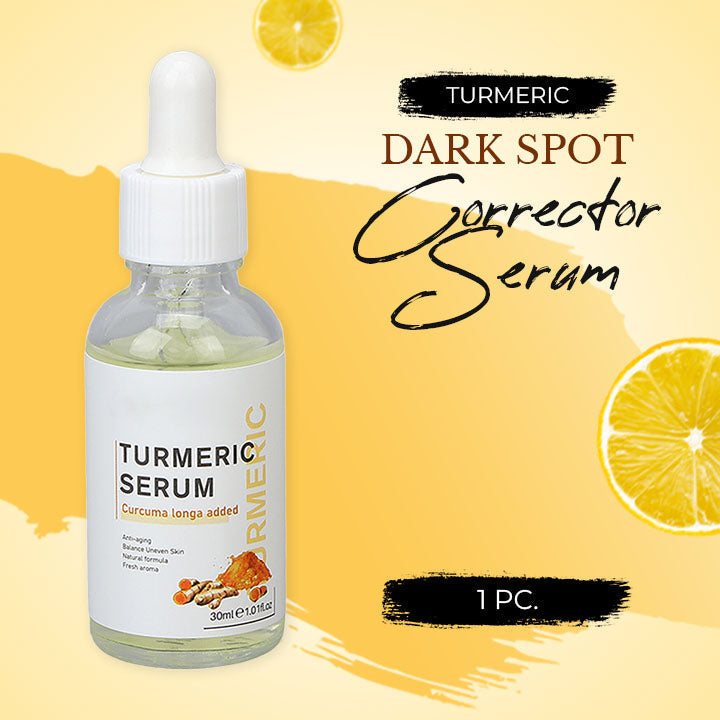 Kurkuma Serum zur Korrektur dunkler Flecken | 1+1 GRATIS