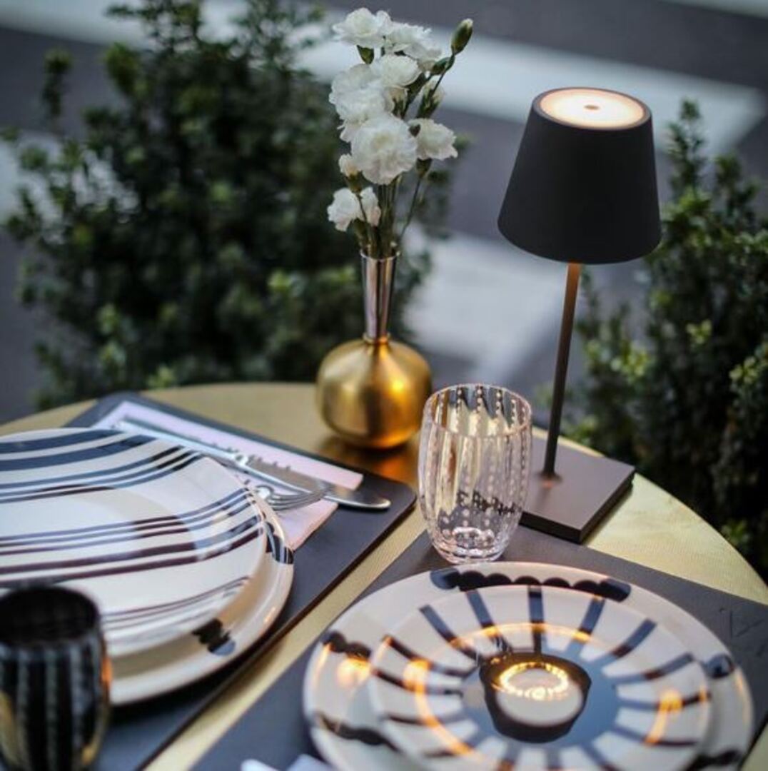 Italienische Design LED Lampe | Kabellose und super gemütliche Tischlampe