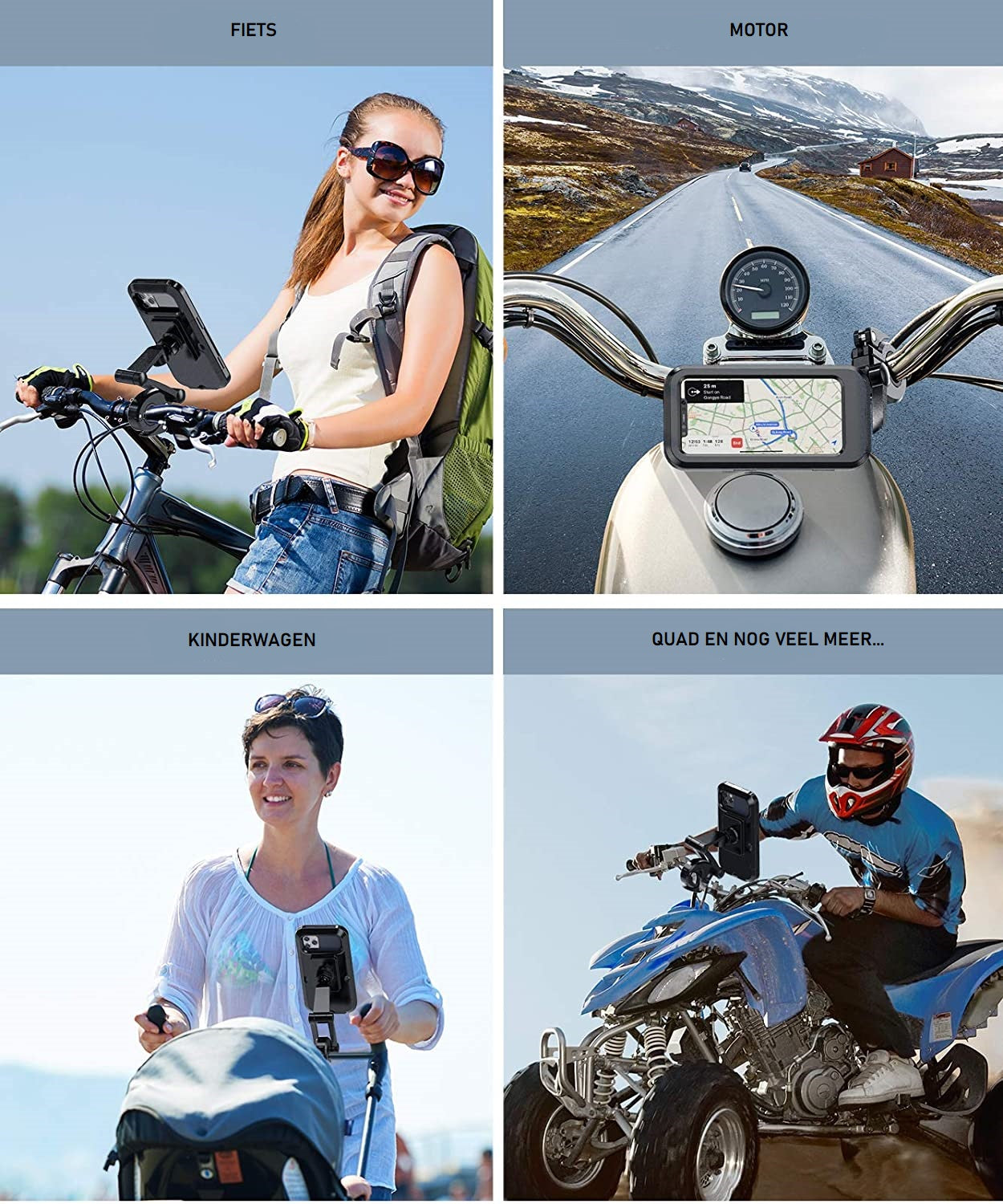 Der 2-Wheel Mobile Holder™ | Der Handyhalter für dein Zweirad!