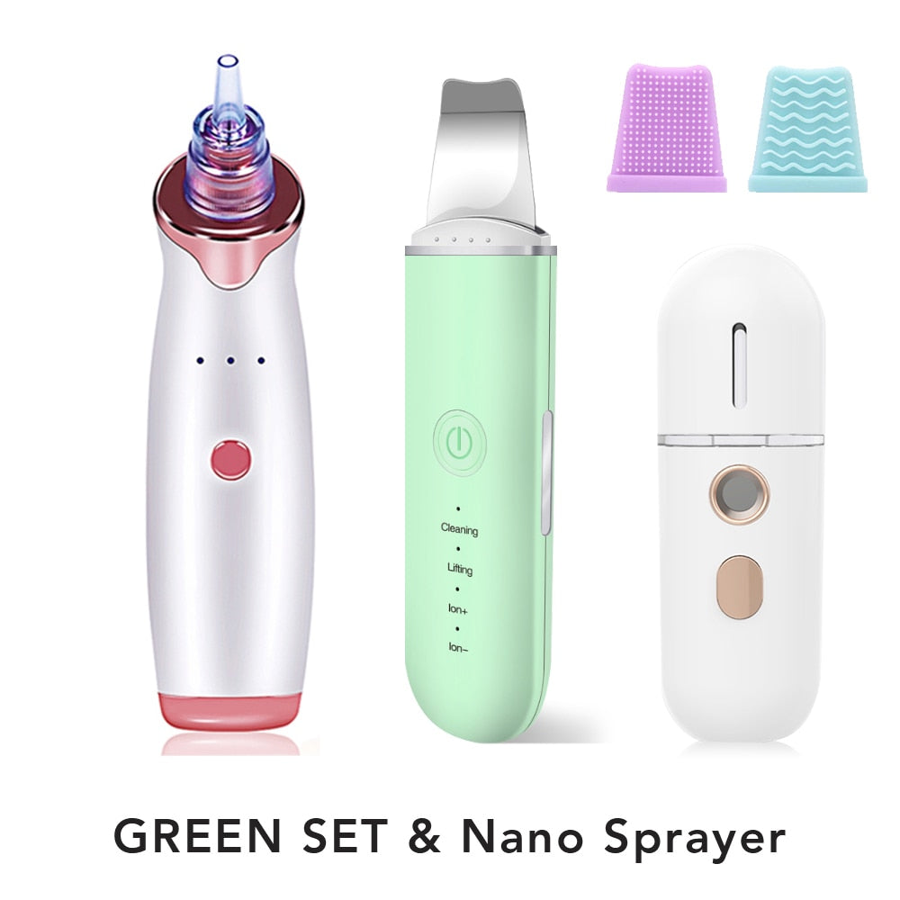 Facial Scrub&Clean - 2 Geräte für ein perfekt sauberes und ebenmäßiges Gesicht