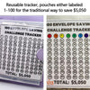 100 Envelope Savings Challenge - Noch nie hat Sparen so viel Spaß gemacht