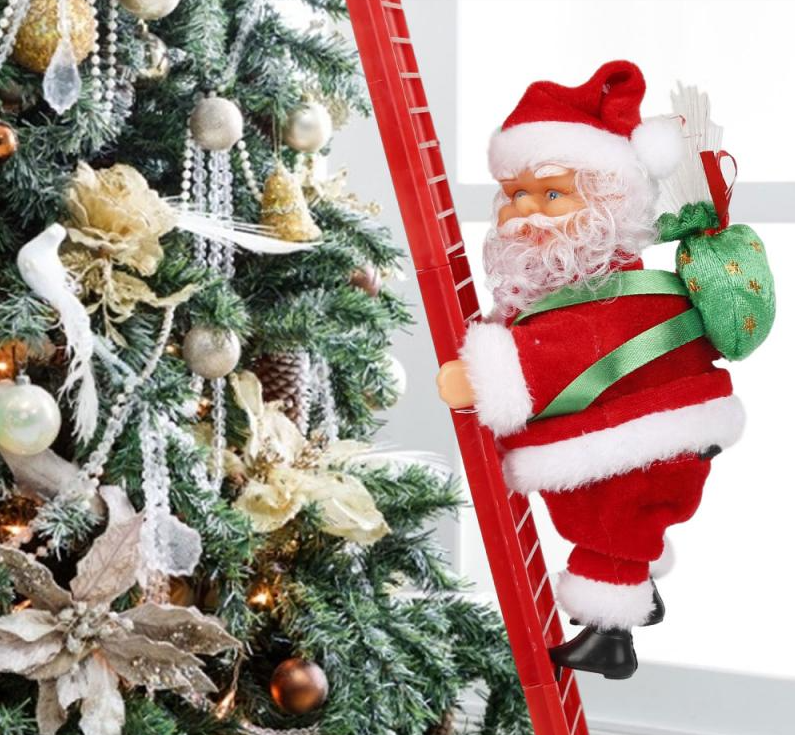 Der kletternde Weihnachtsmann - Ideal für dieses Weihnachten