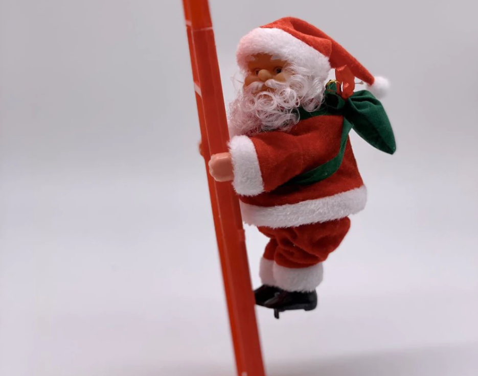 Der kletternde Weihnachtsmann - Ideal für dieses Weihnachten