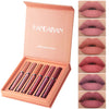 High Fixation Liquid Lipstick - Premium 6-Stucks Matte Lipstick Set