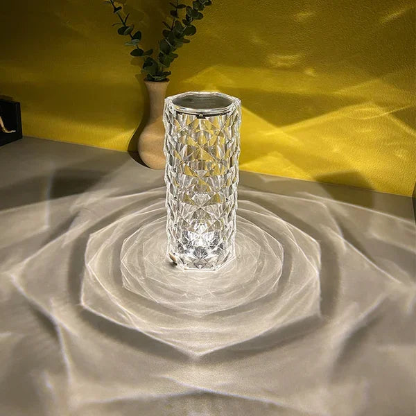 Touch Rose Crystal Lampe