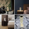 Touch Rose Crystal Lampe