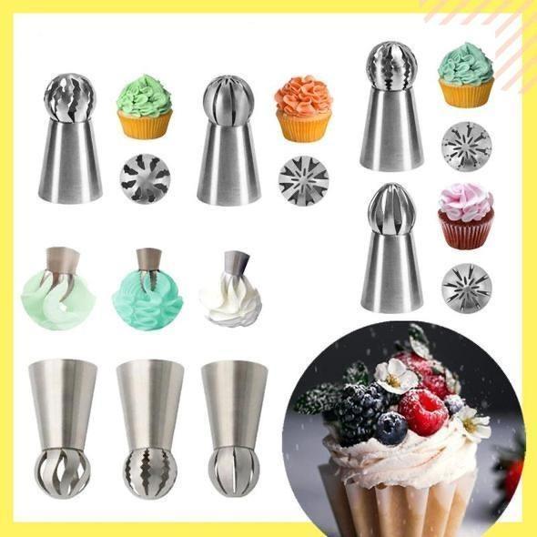 Tortendekor Piping Düsen Set (50% RABATT)